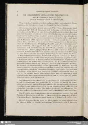 2 Die Allgemeinen Geologischen Verhältnisse Des Untersuchungsgebietes (Raum Aschersleben-Schierstedt)
