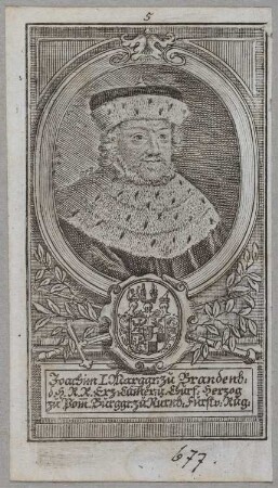 Joachim I., Kurfürst von Brandenburg (1484-1535, reg. 1499-1535)