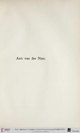 Aert van der Neer