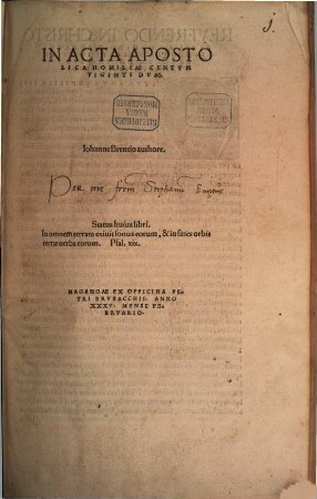 In Acta Apostolica Homiliae Centvm Viginti Dvae
