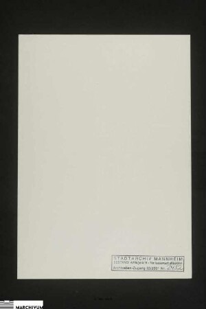 Vermögen der verstorbenen Maria Barbara Kaspar [Casper], geb. Weiß