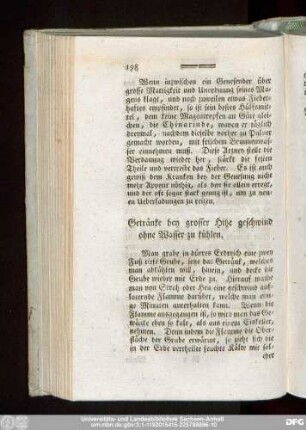 Getränke bey grosser Hitze geschwind ohne Wasser zu kühlen.