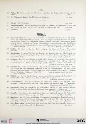 Möbel (Nr. 375-390)