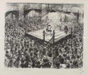 Ringkampf im Messe-Hauptrestaurant