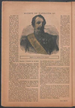 Muerte de Napoleón III