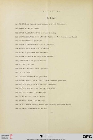 Glas (Nr. 148-175)