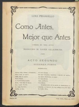 Acto segundo - [Continuación] : Segunda parte