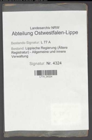 Schuhmacher u. Lohgerber in Blomberg