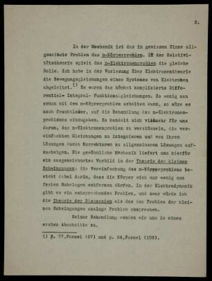 I. Elementare Theorie der Dispersion