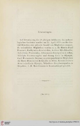 Ernennungen