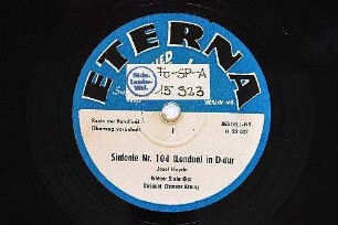 Sinfonie Nr. 104 (London) in D-dur : I ; II