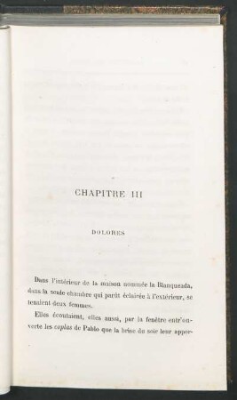 Chapitre III - Dolores