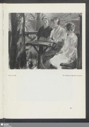 Fritz von Uhde: Die Töchter des Künstlers im Garten