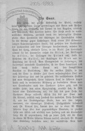 Die Saar
