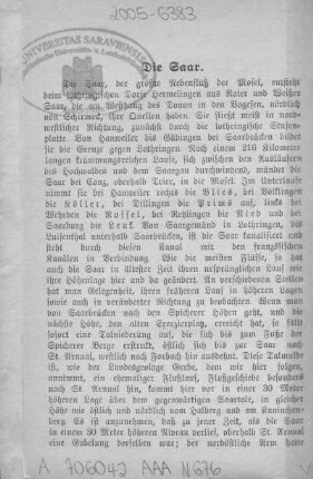 Die Saar