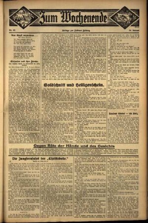 Zweite Ausgabe vom Sonntag, den 24. Januar 1932.