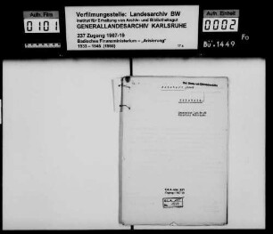 Reichert, Albert, Handelsmann in Külsheim Käufer: Getreidelagerhaus in Eppingen Lagerbuch-Nr. 83 Berwangen