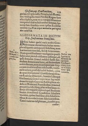 Glossemata in dictum