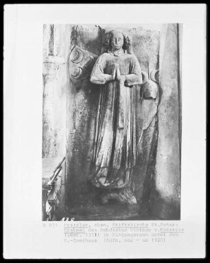 Grabmal des Subdiakon Dietmar von Hanstein (gestorben 1351)