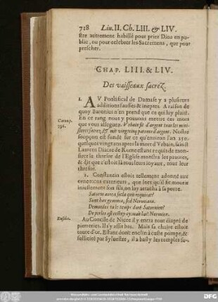 Chap. LIII. & LIV. Des vaisseaux sacrez.