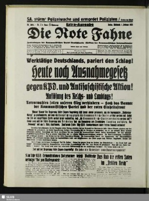 [Auszug aus „Die Rote Fahne“]