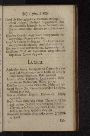 Lexica.