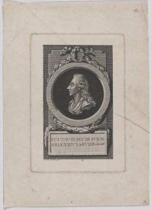 Bildnis des Gustav III., König von Schweden