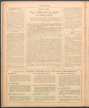 "Los amigos de 1914" : Desde París