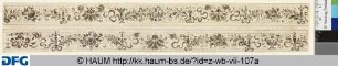 Entwurf für eine Schmuckgirlande in zwei Teilen