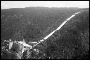 Rjukan: Kraftwerk Zuleitung des Norsk Hydro