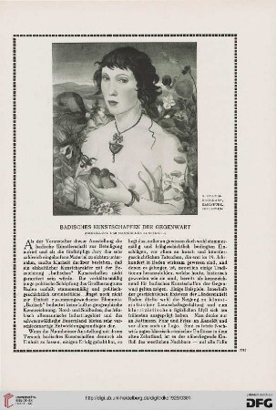 Badisches Kunstschaffen der Gegenwart