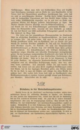 Dekadenz in der Unterhaltungsliteratur