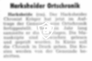 Harksheider Ortschronik