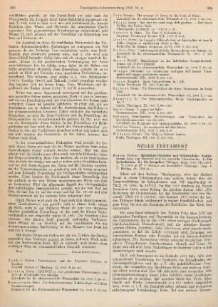 284-286 [Rezension] Braun, Herbert, Spätjüdisch-häretischer und frühchristlicher Radikalismus