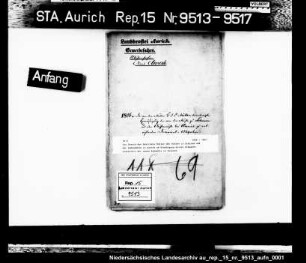 Das Gesuch des Besitzers Müller der Mühlen in Schirum und der Außenmühle in Aurich um Ermäßigung seiner Erbpacht angesichts der neuen Roßmühle in Wiesens