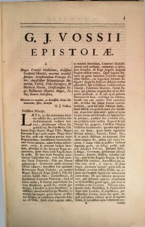 Epistolae ... auctae