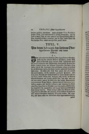 Titul V. - Titul IX.