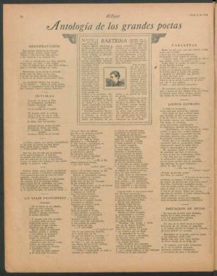 Antología de los grandes poetas
