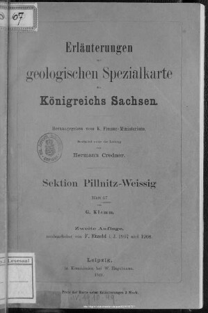 67: Sektion Pillnitz-Weissig : Blatt 67