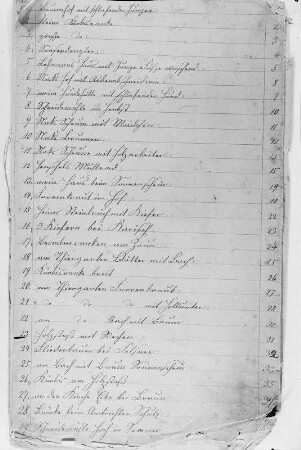 Werkliste : Werkliste. Autograph (vor 1910; A. Kotzsch). Leipzig: Privatbesitz