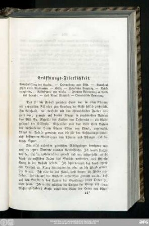 Eröffnungs-Feierlichkeit.