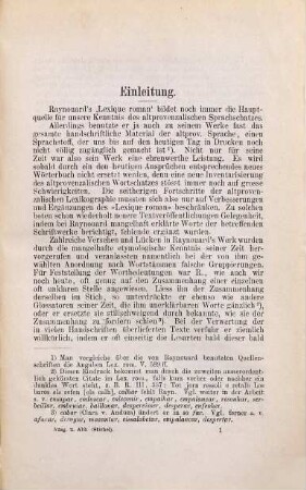 Beiträge zur Lexikographie des altprovenzalischen Verbums