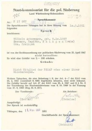 Ackermann, Wilhelm
