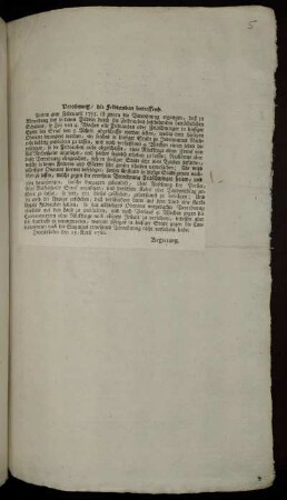 Verordnung, die Feldtauben betreffend : Zweybrücken den 15. April 1760.