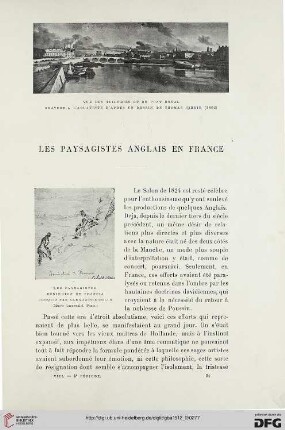 4. Pér. 8.1912: Les paysagistes anglais en France