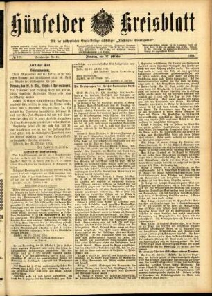 Ausgabe vom Dienstag, den 27. Oktober 1914.