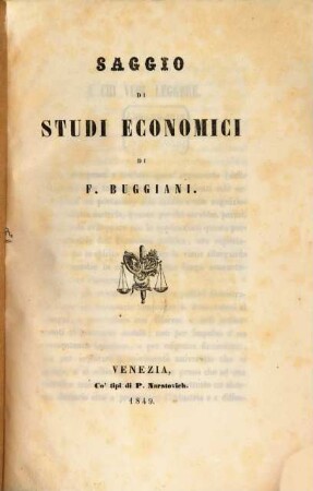 Saggio di studi economici