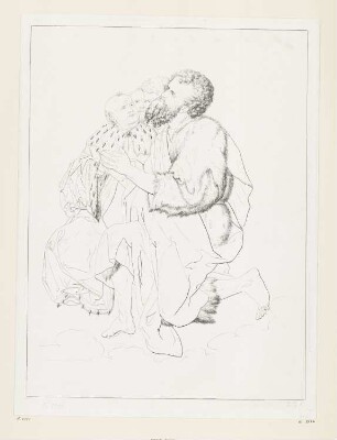 Johannes der Täufer, Blatt 6 der Folge "Verehrung der heiligen Dreieinigkeit"