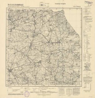 1224 Sterup, Topographische Karte 1:25000 (4-cm-Karte)