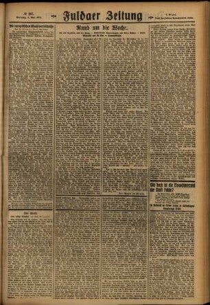 Zweite Ausgabe vom Sonntag, den 09. Mai 1926.